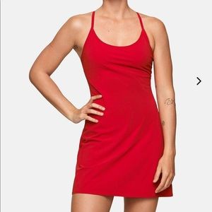 Outdoor Voices Red Exercise Dress Small